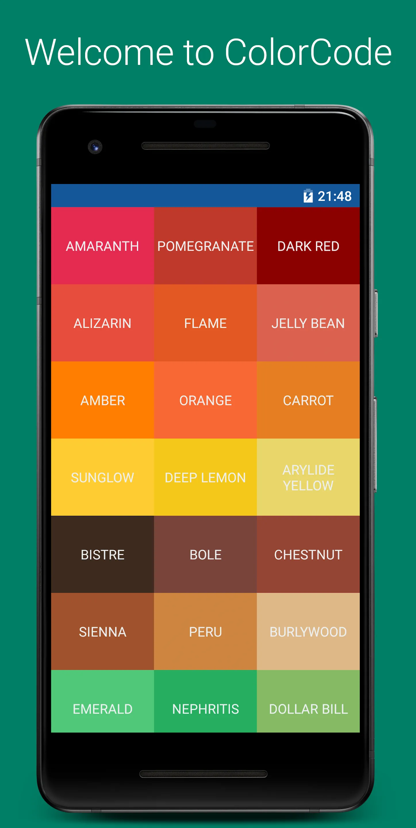 ColorCode - copy color code | Indus Appstore | Screenshot