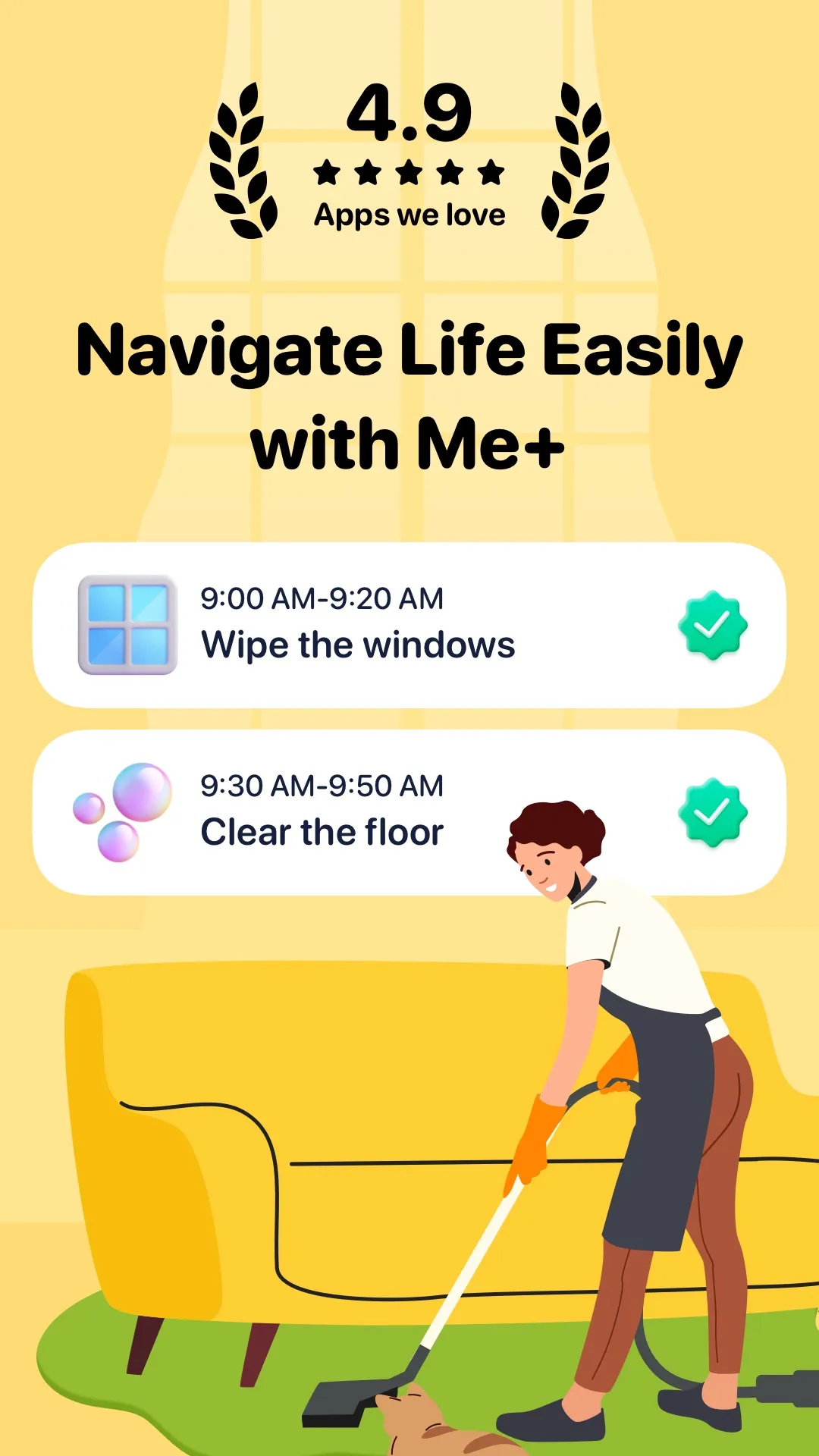 Me+ Lifestyle Routine | Indus Appstore | Screenshot