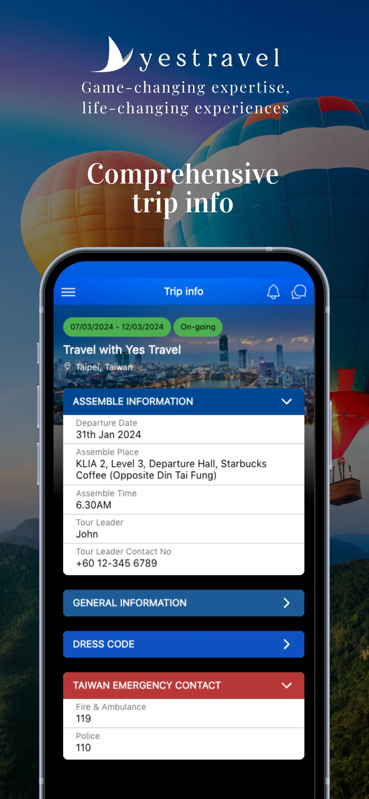 Yes Travel | Indus Appstore | Screenshot