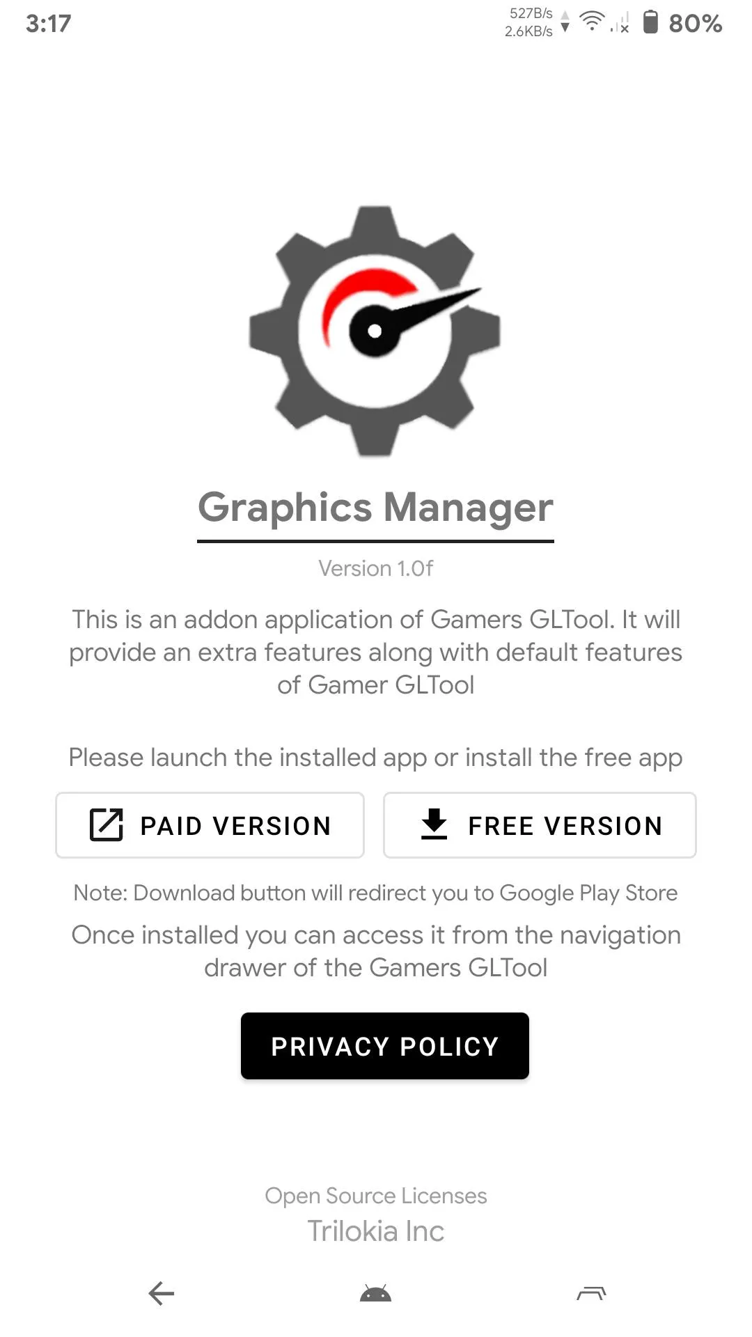 Graphics Manager : GFX Addon | Indus Appstore | Screenshot