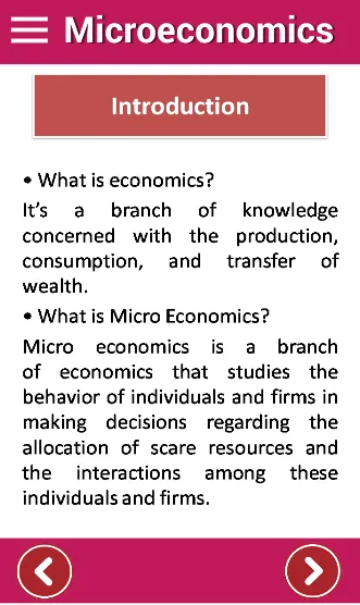 Microeconomics - Student App | Indus Appstore | Screenshot