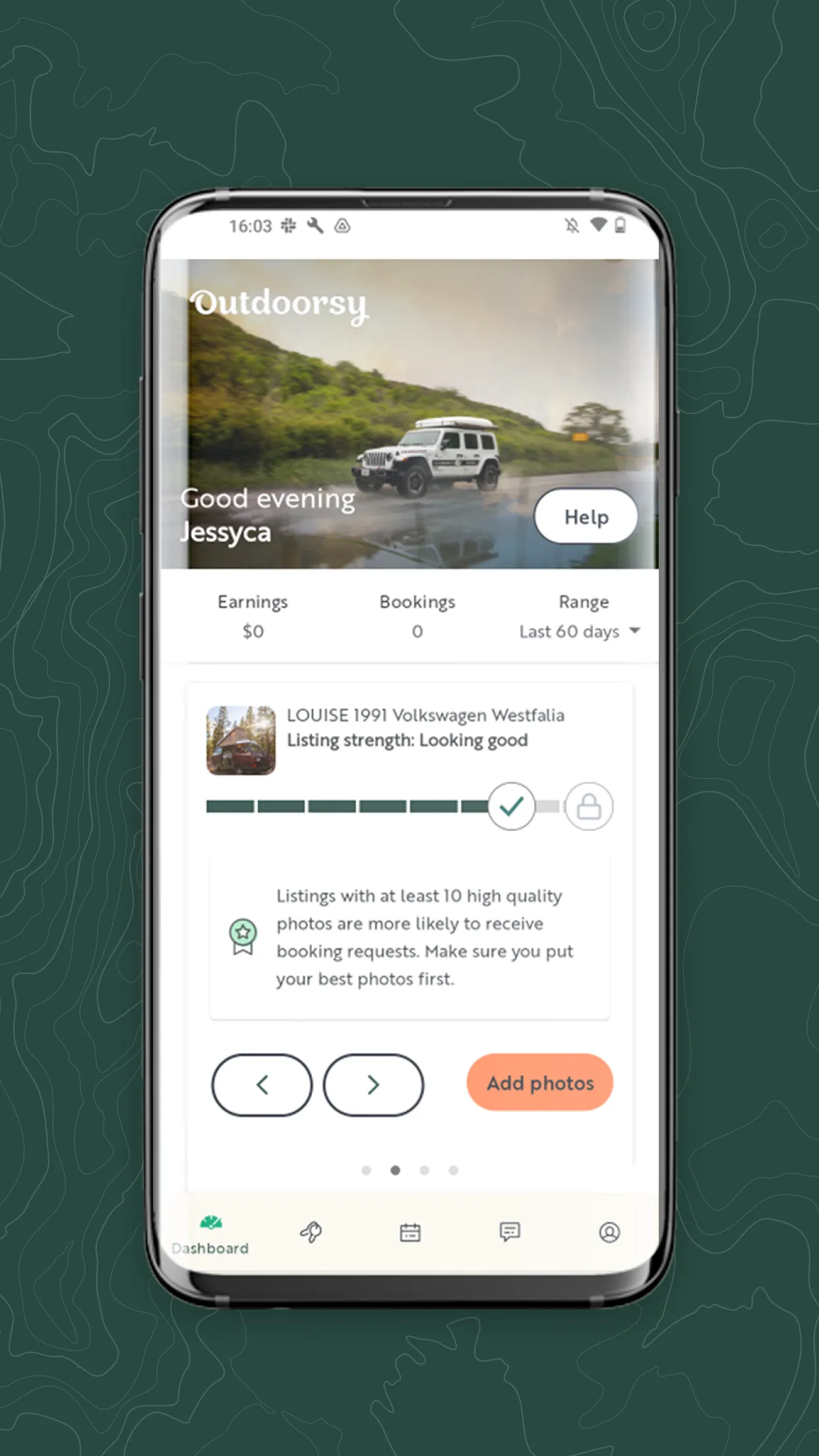 Outdoorsy Host - Rent your RV | Indus Appstore | Screenshot