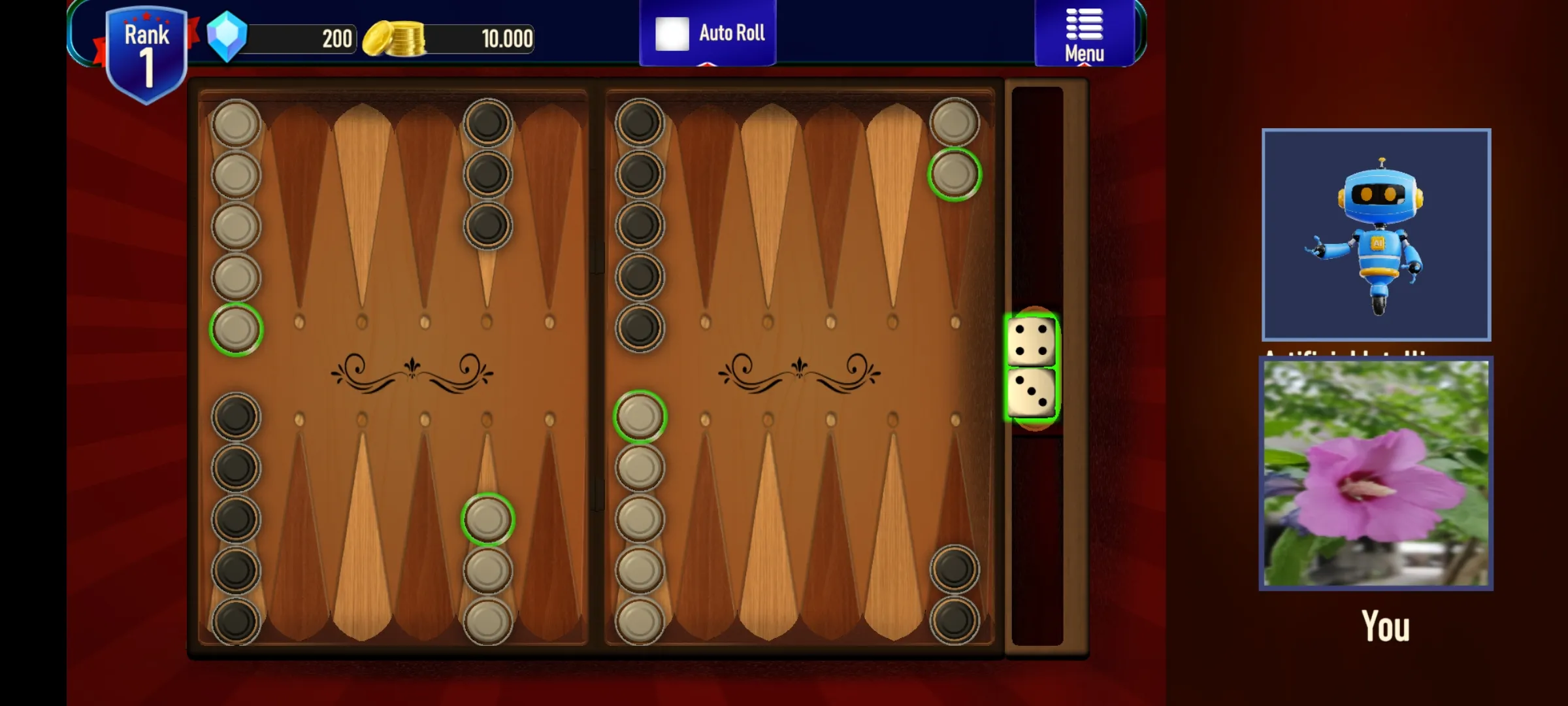 Video Backgammon | Indus Appstore | Screenshot