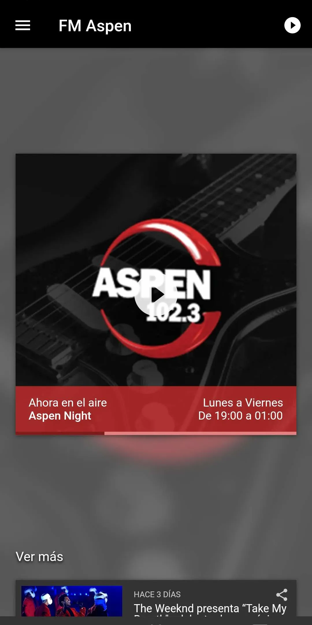 Aspen FM 102.3 (App Oficial) | Indus Appstore | Screenshot