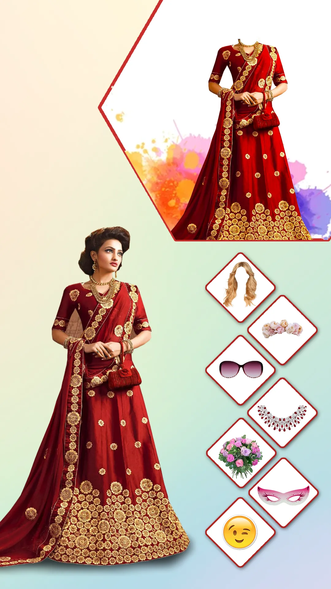 Women Lehenga Choli Photo Suit | Indus Appstore | Screenshot