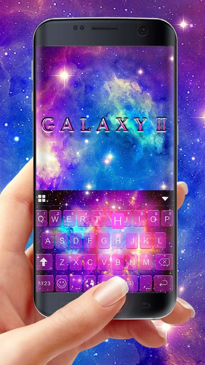 Galaxy Starry Keyboard Backgro | Indus Appstore | Screenshot