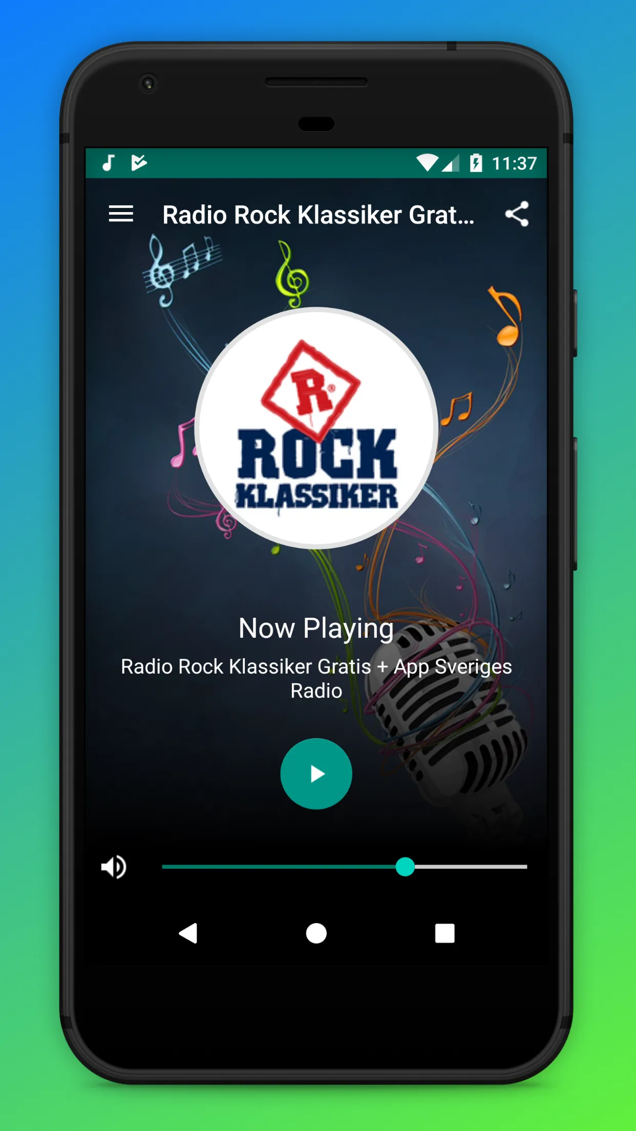 RockKlassiker Radio 106.7 FM | Indus Appstore | Screenshot