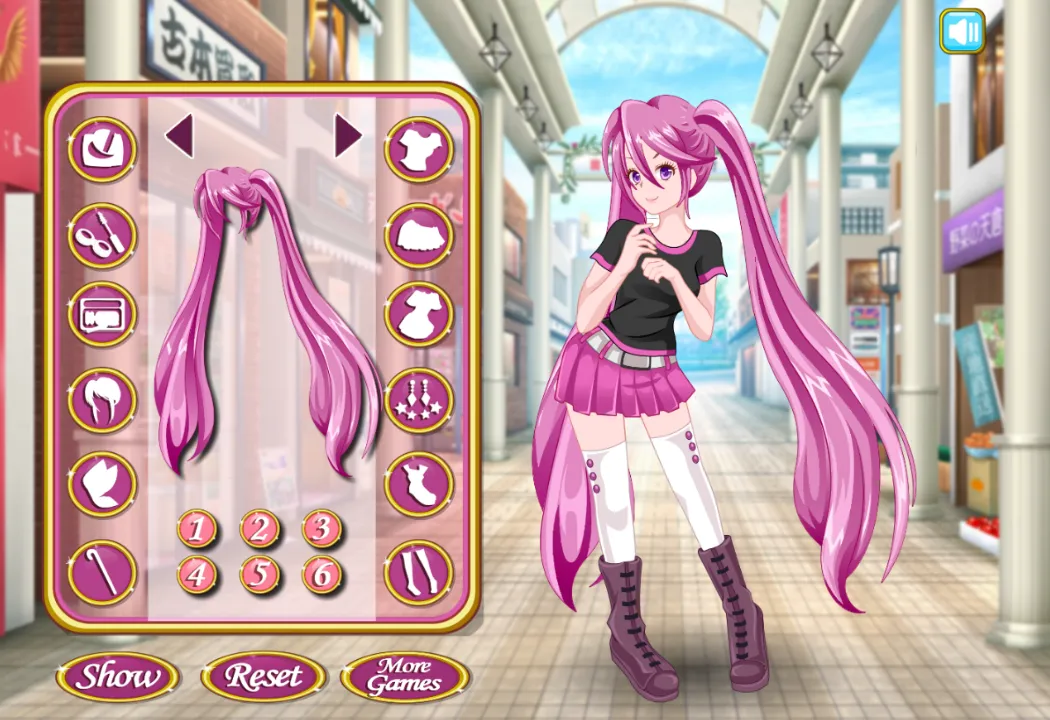 Anime Girls Dress up Games | Indus Appstore | Screenshot