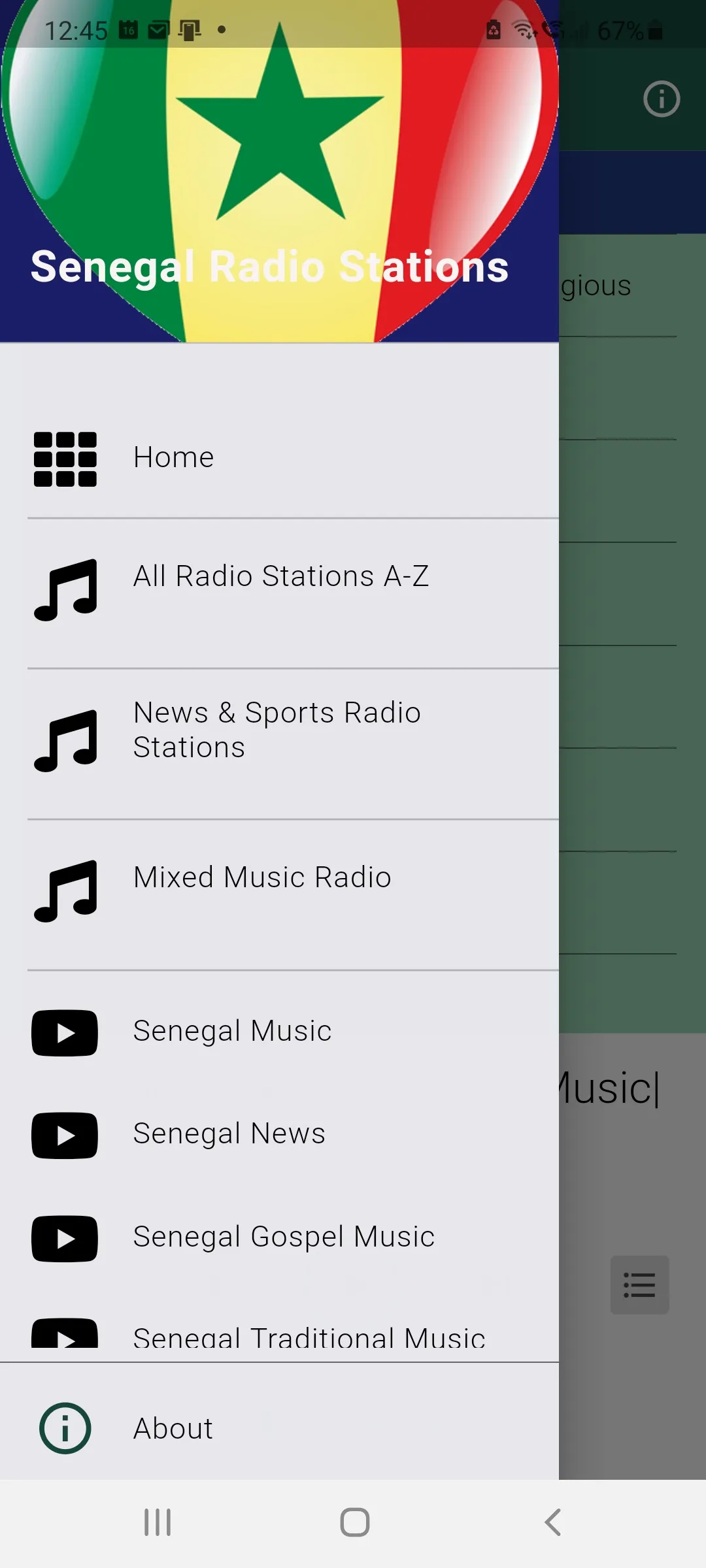 Senegal Radio Stations | Indus Appstore | Screenshot