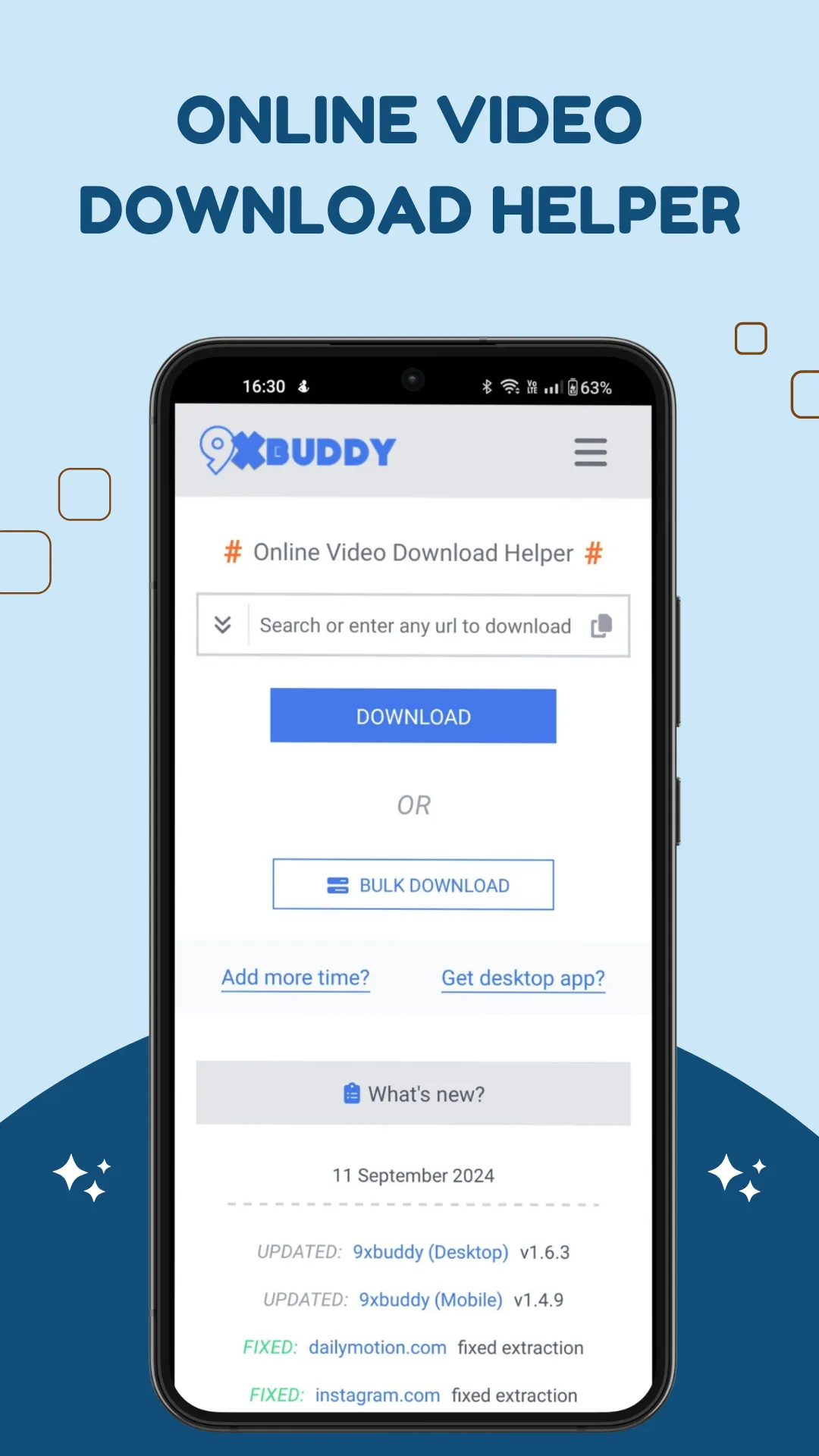 9xbuddy: Video Download Helper | Indus Appstore | Screenshot