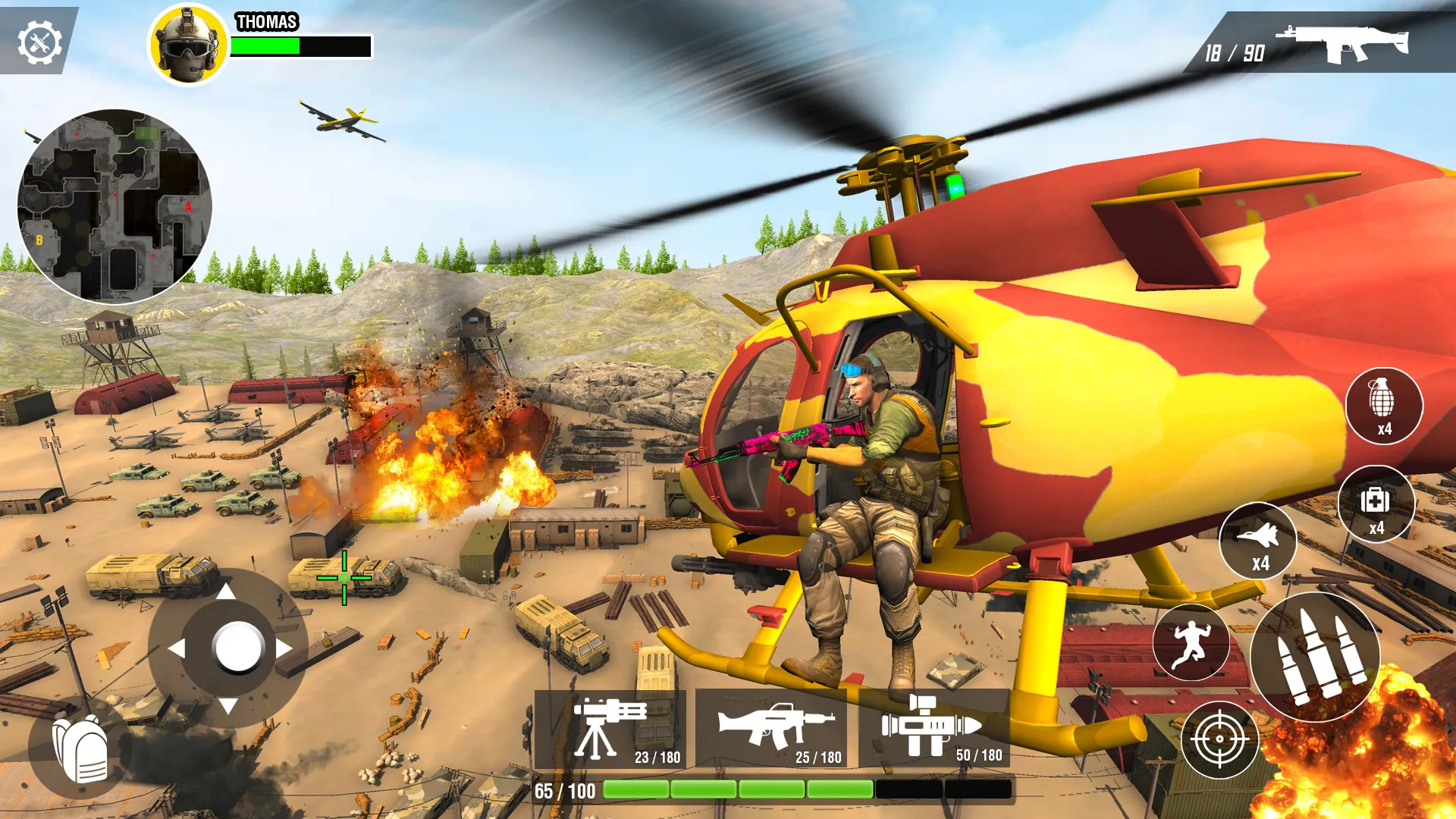 Gunship Combat: Helicopter 3D | Indus Appstore | Screenshot