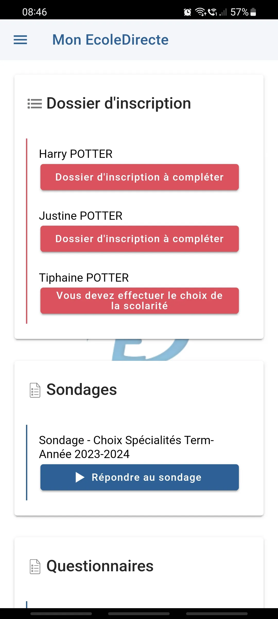 Mon EcoleDirecte | Indus Appstore | Screenshot