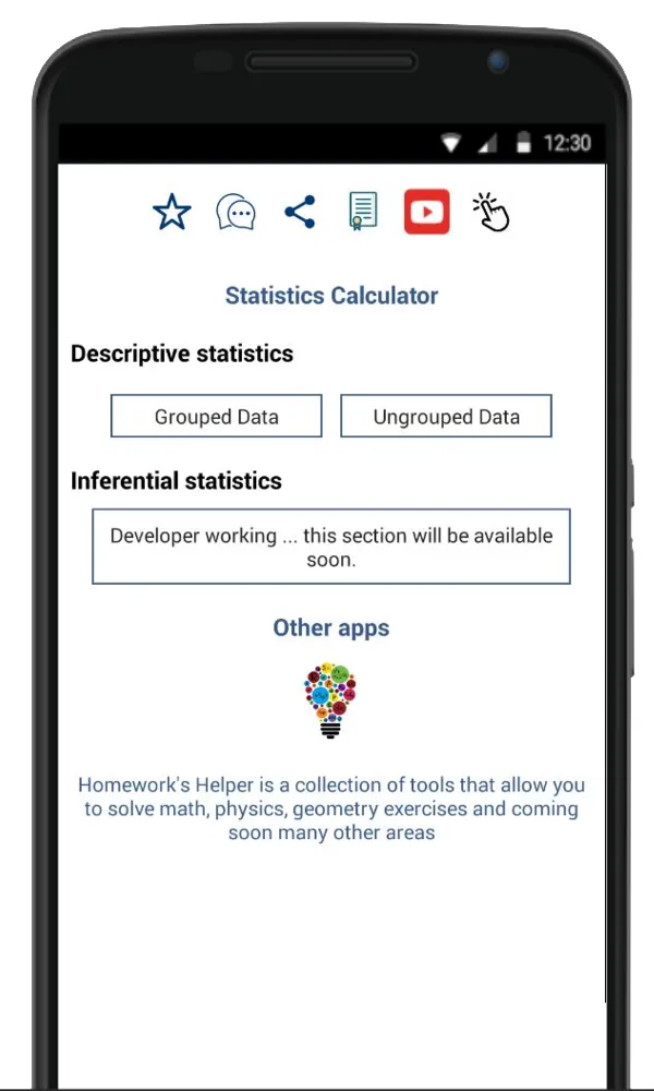 Statistics Calculator | Indus Appstore | Screenshot