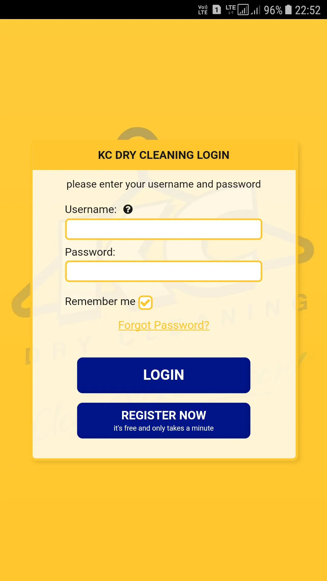 kcdc mydrycleaning | Indus Appstore | Screenshot