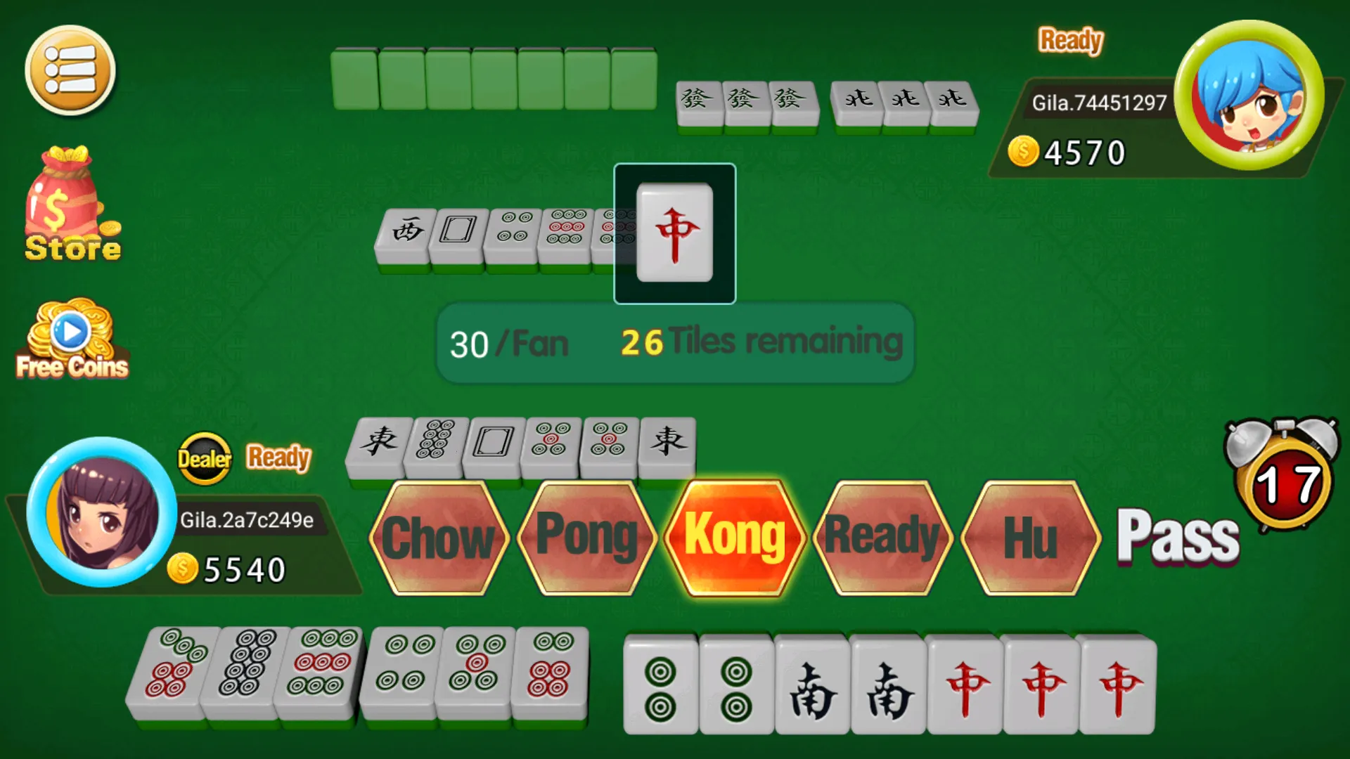 Mahjong 2P: Chinese Mahjong | Indus Appstore | Screenshot