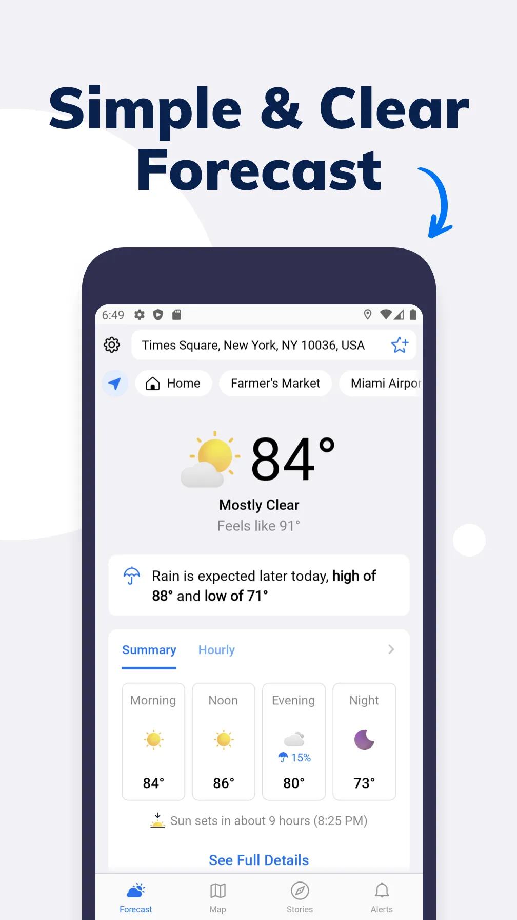 Tomorrow.io: Weather Forecast | Indus Appstore | Screenshot