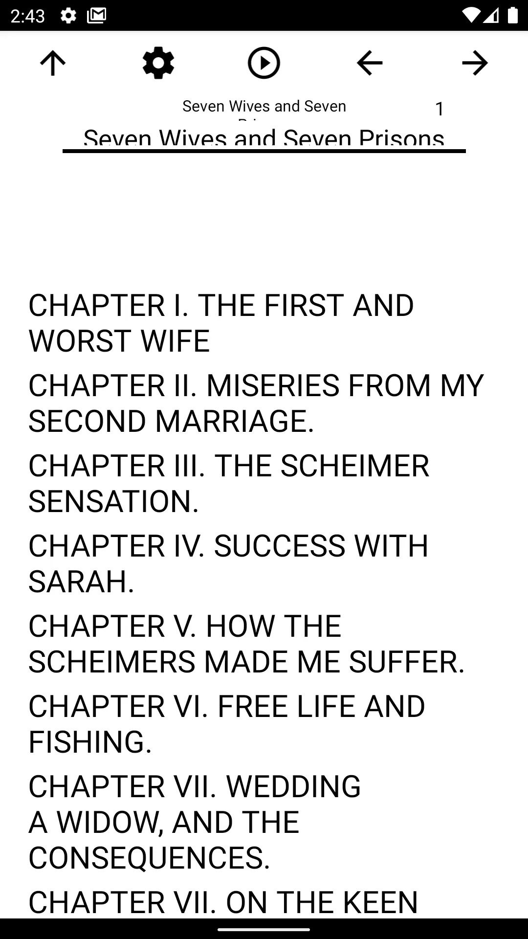 Book, Seven Wives and Seven Pr | Indus Appstore | Screenshot