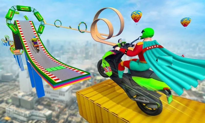 Superhero Bike Scooter Stunts | Indus Appstore | Screenshot