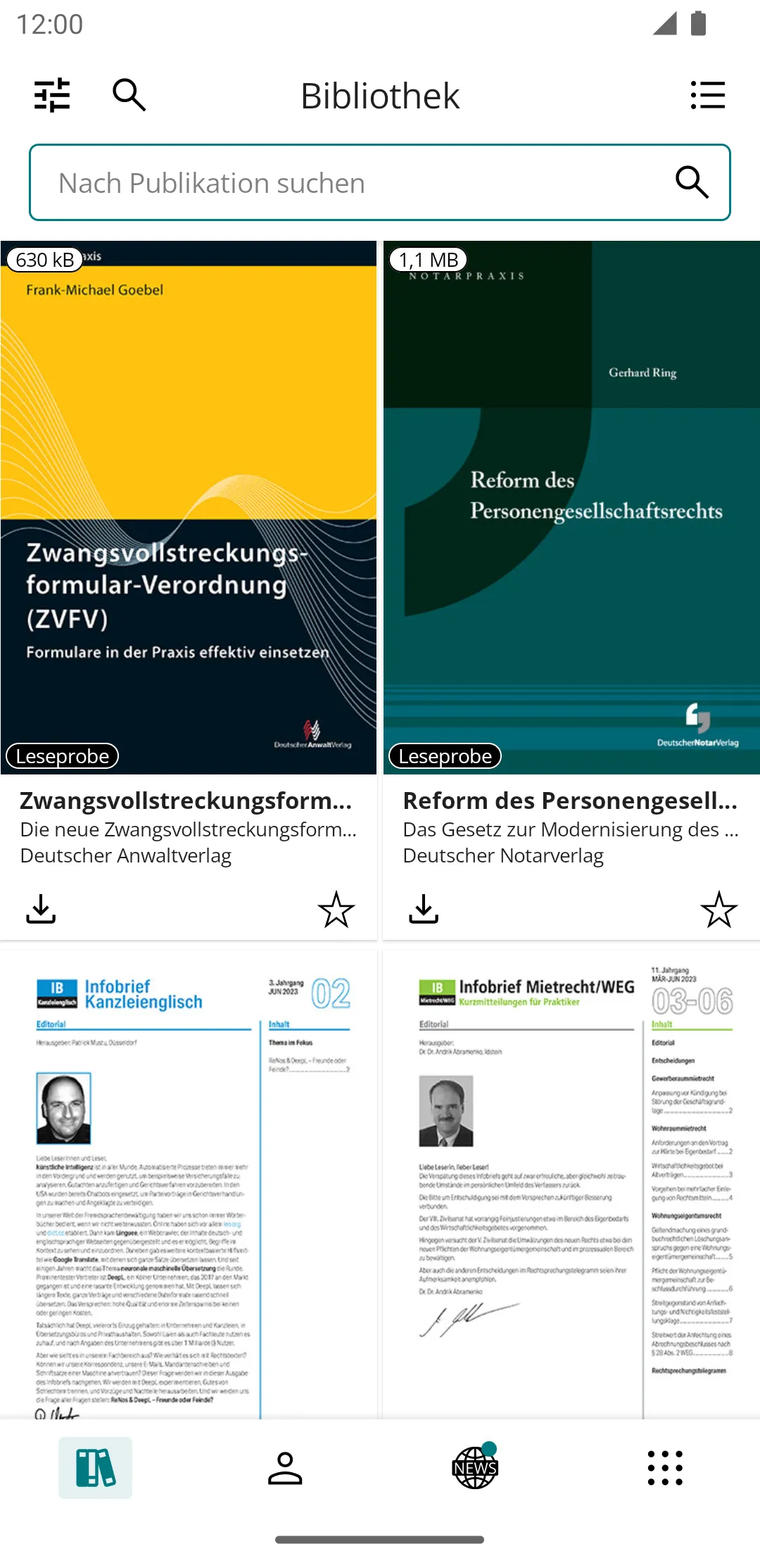 Anwaltspraxis Wissen | Indus Appstore | Screenshot