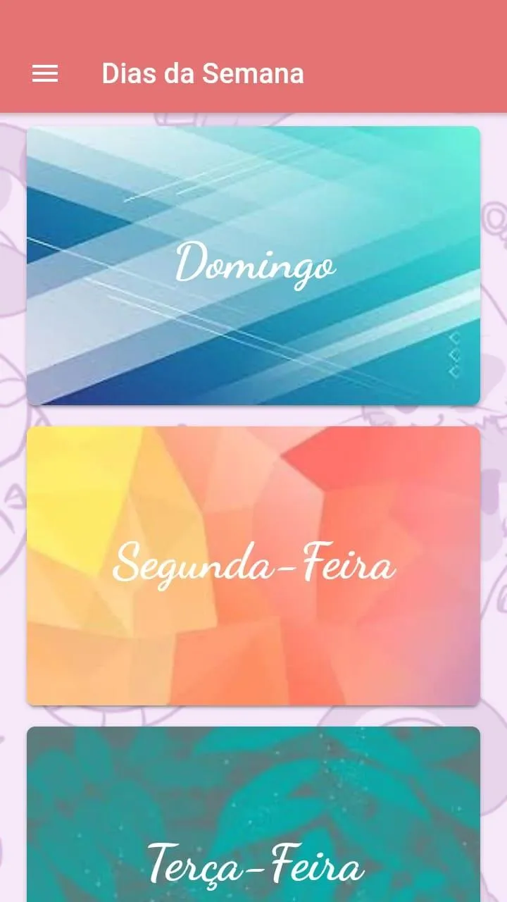 Dias da Semana: Mensagens aqui | Indus Appstore | Screenshot