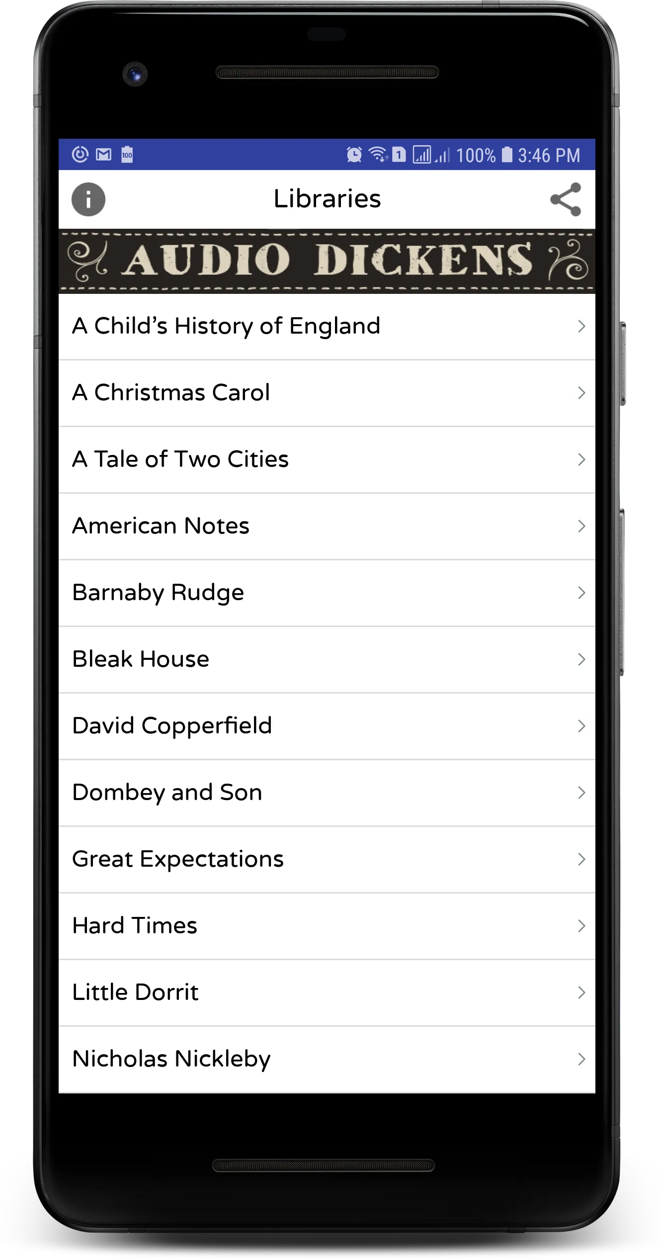 Dickens Audiobook Collection | Indus Appstore | Screenshot