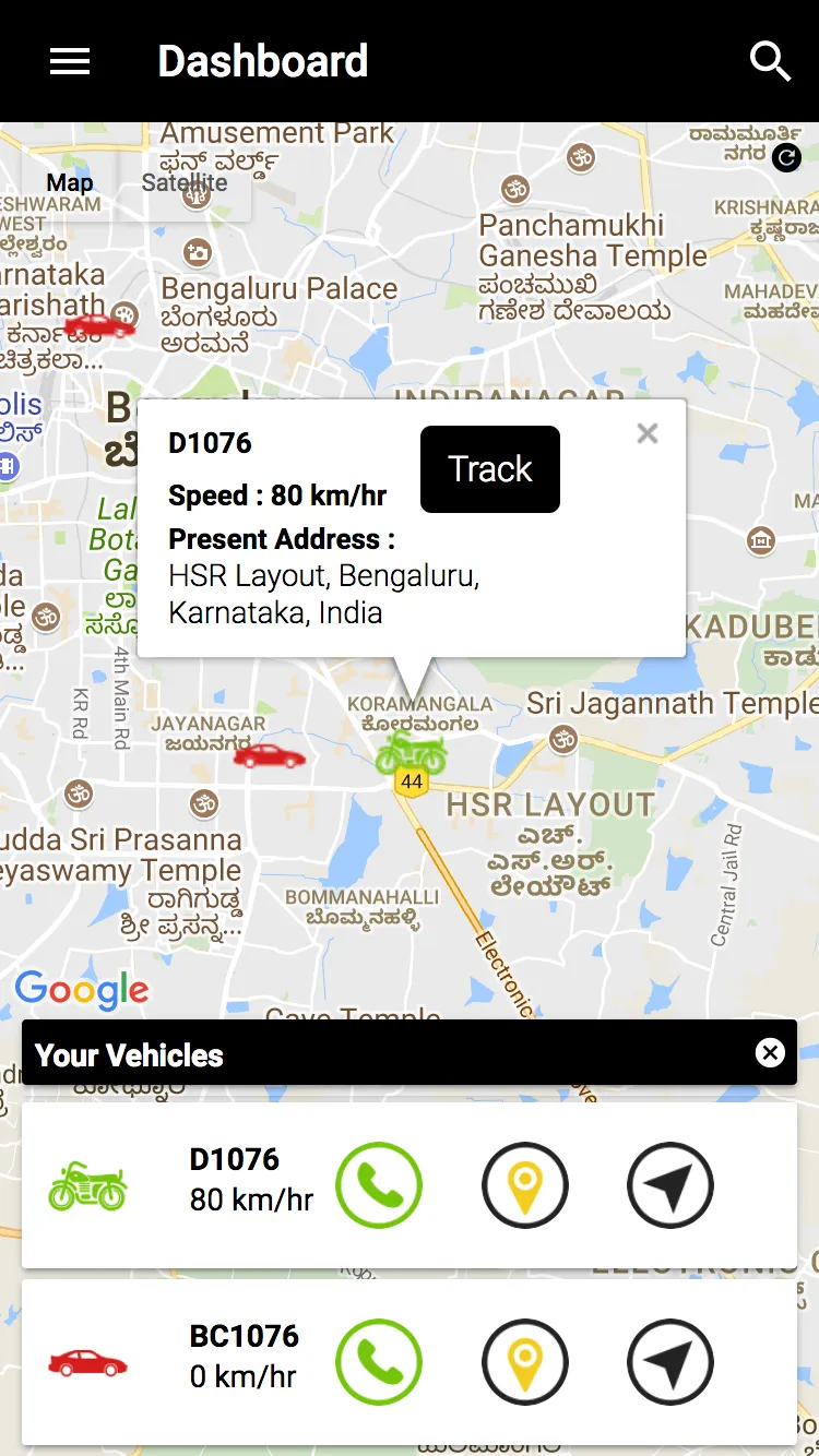 LivePin Gps Security - Vehicle | Indus Appstore | Screenshot