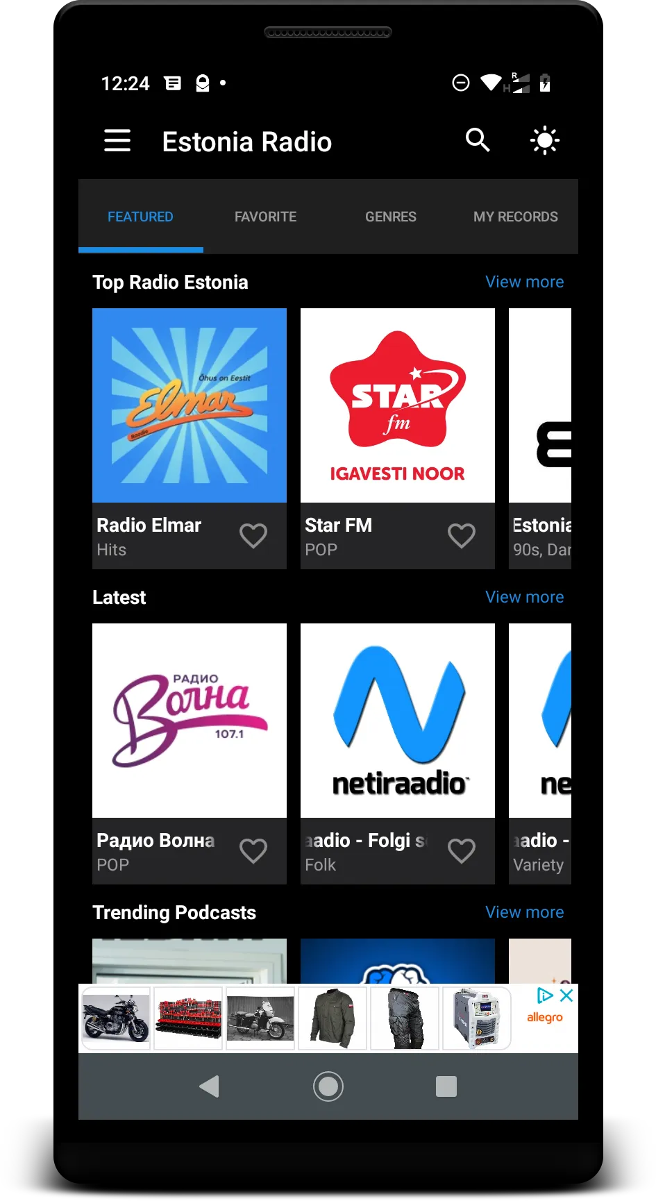 Estonia Radio | Indus Appstore | Screenshot