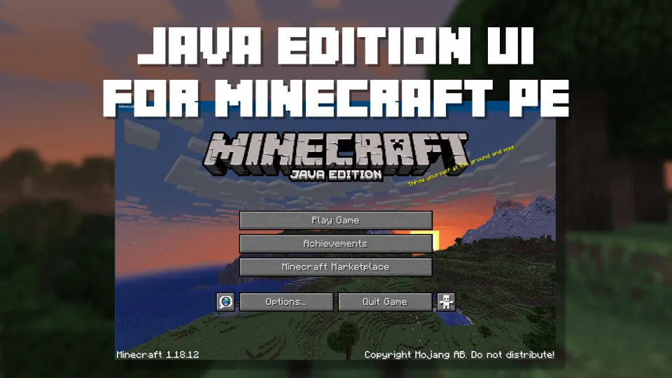 Java Edition UI for Minecraft | Indus Appstore | Screenshot