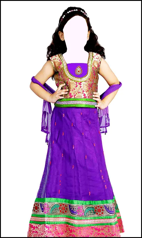 Kids Lehenga Choli Dress | Indus Appstore | Screenshot