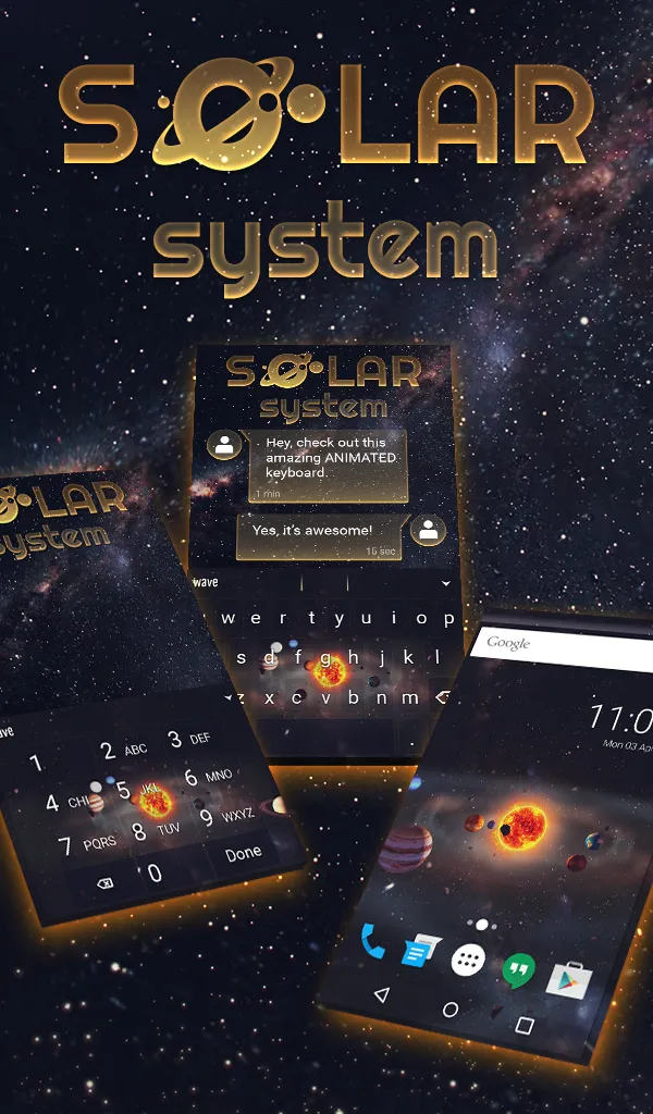 Solar System Wallpaper Theme | Indus Appstore | Screenshot