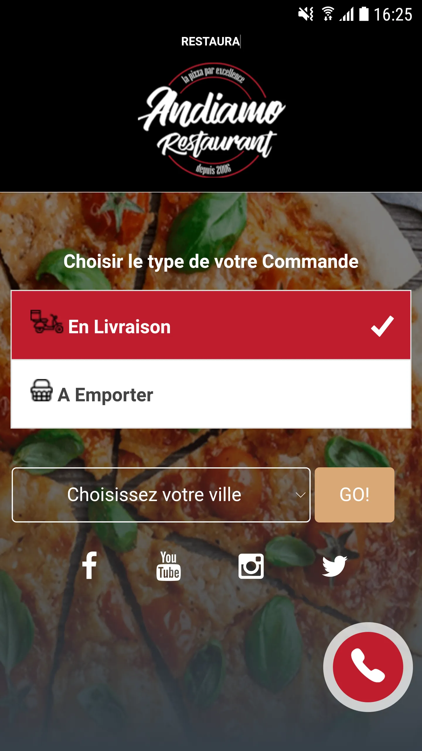 Andiamo Restaurant Combs-Ville | Indus Appstore | Screenshot