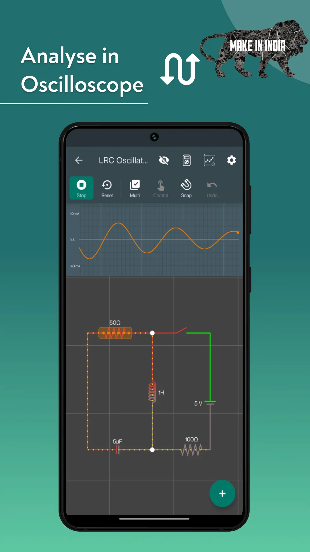 VoltSim - circuit simulator | Indus Appstore | Screenshot