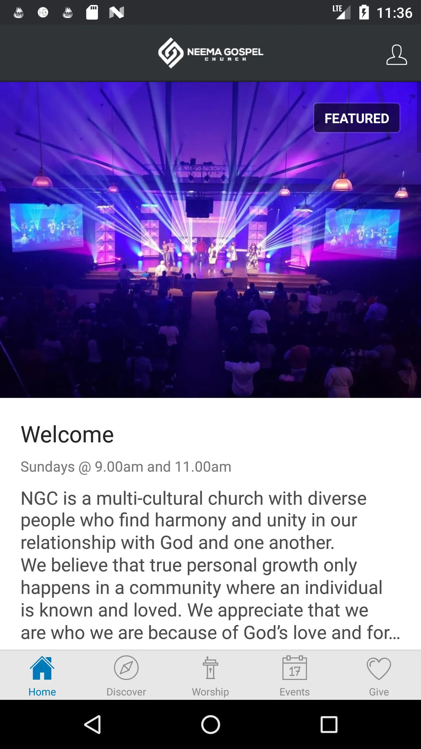 Neema Church | Indus Appstore | Screenshot