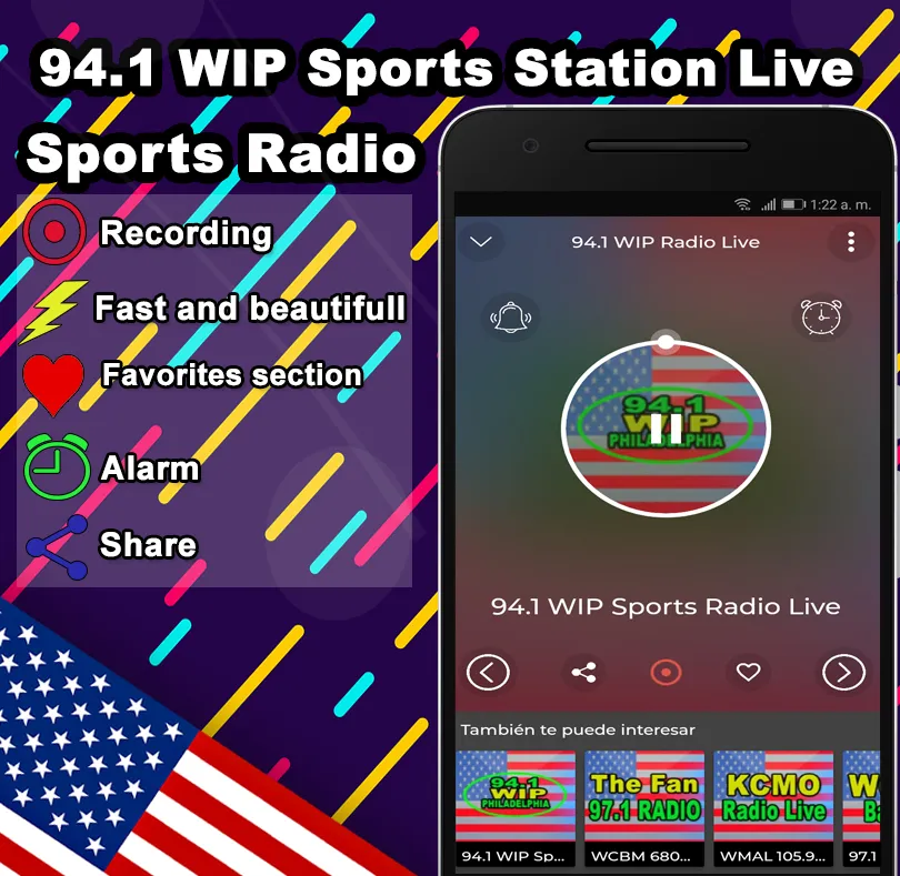 94.1 wip Sports Station Live | Indus Appstore | Screenshot