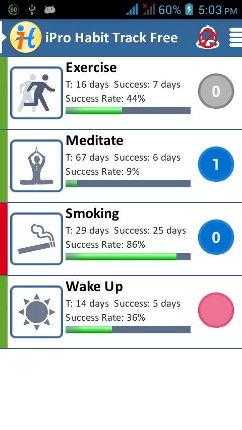 iPro Habit Tracker Free | Indus Appstore | Screenshot