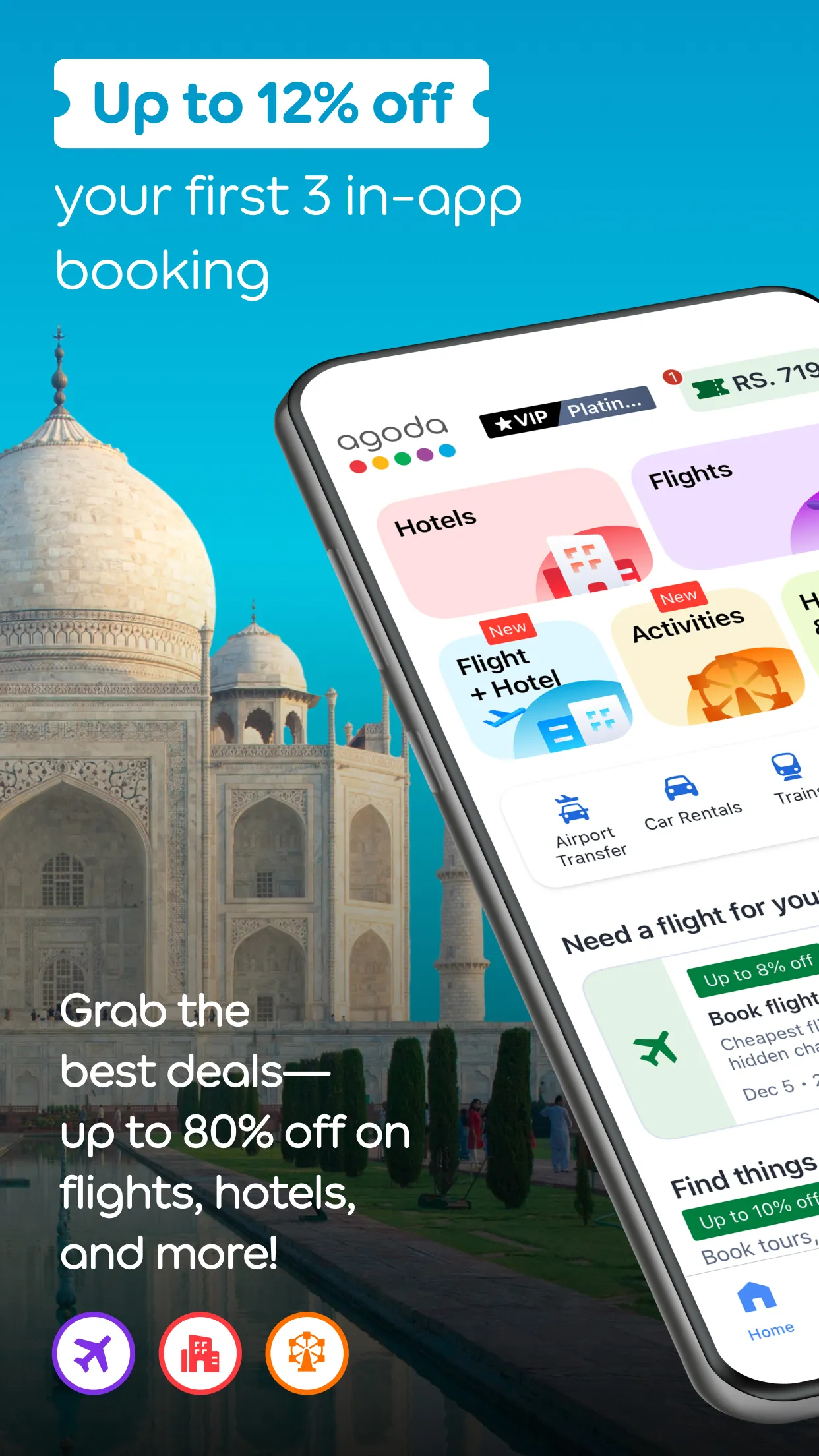 Agoda: Cheap Flights & Hotels | Indus Appstore | Screenshot