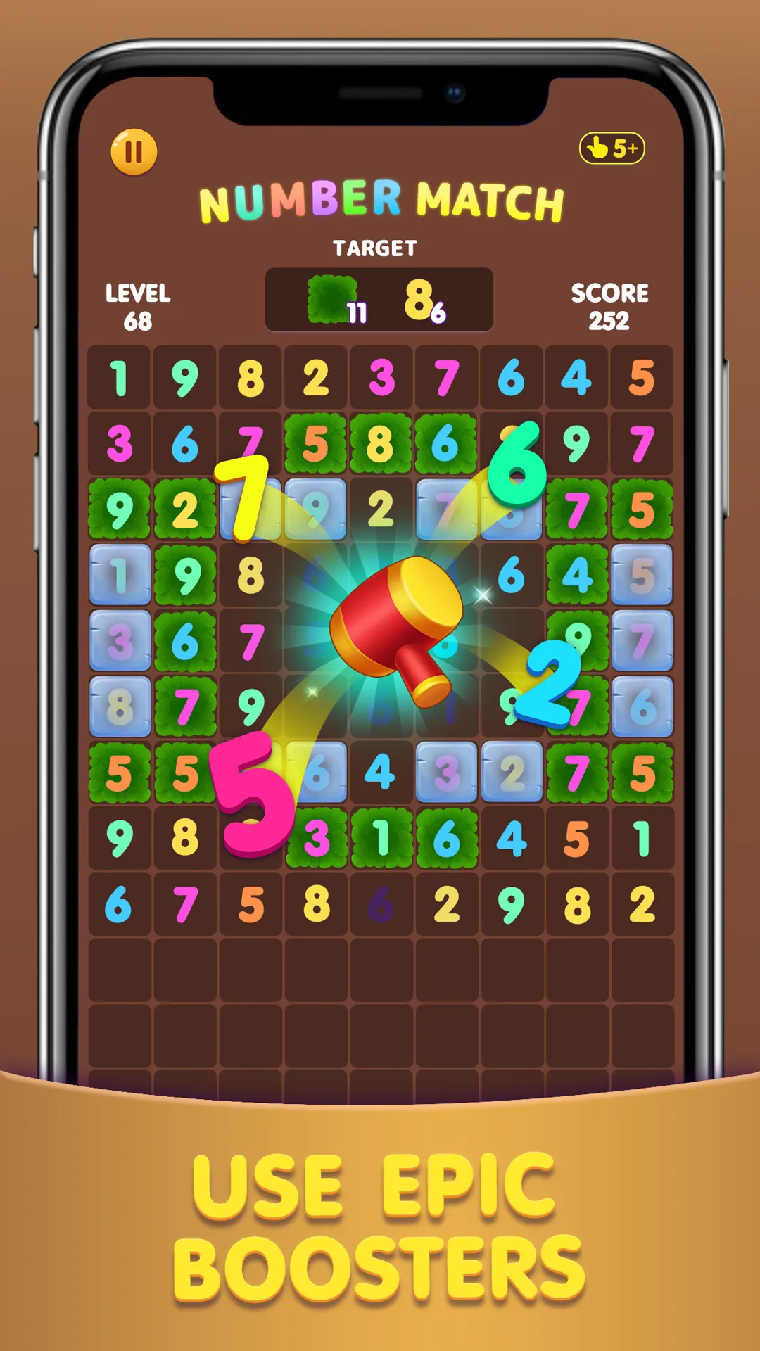 Number Match: Ten Crush Puzzle | Indus Appstore | Screenshot