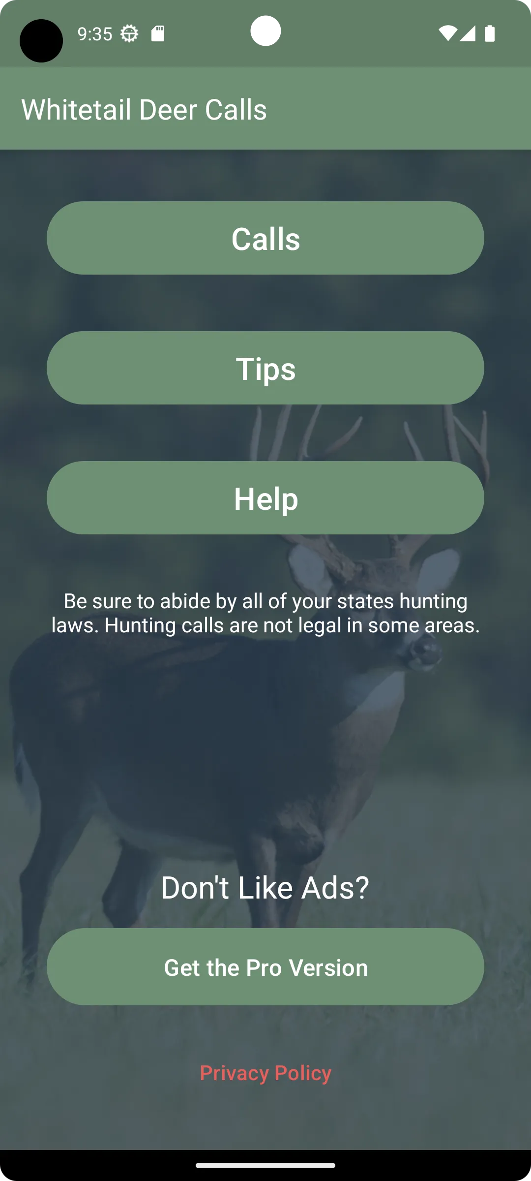 Whitetail Deer Calls | Indus Appstore | Screenshot