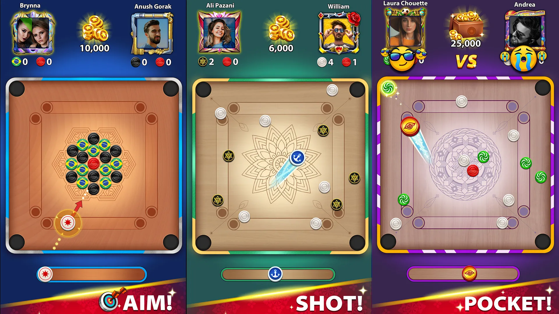 Carrom Star - Disc Board Pool | Indus Appstore | Screenshot