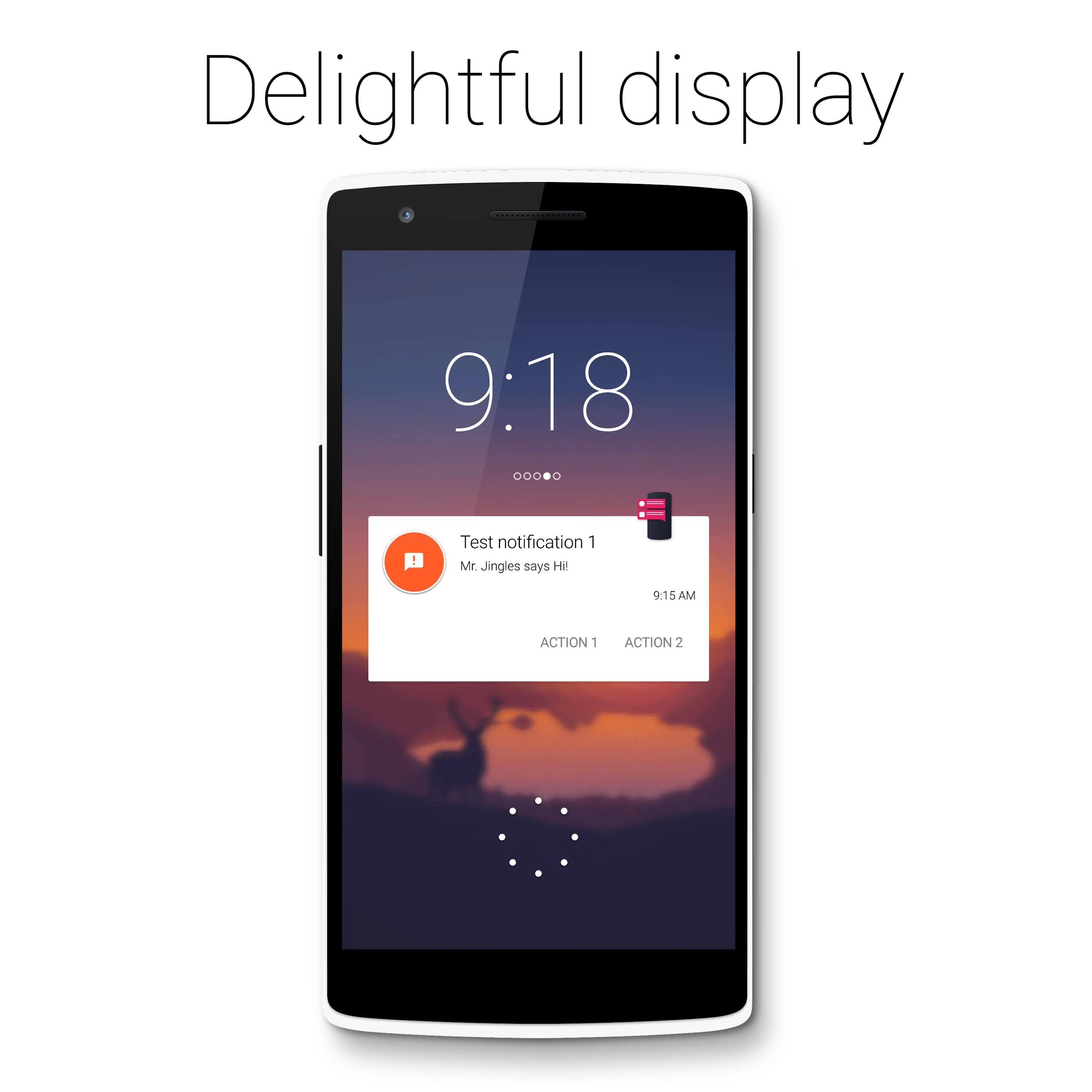 Notific | Lockscreen | Indus Appstore | Screenshot