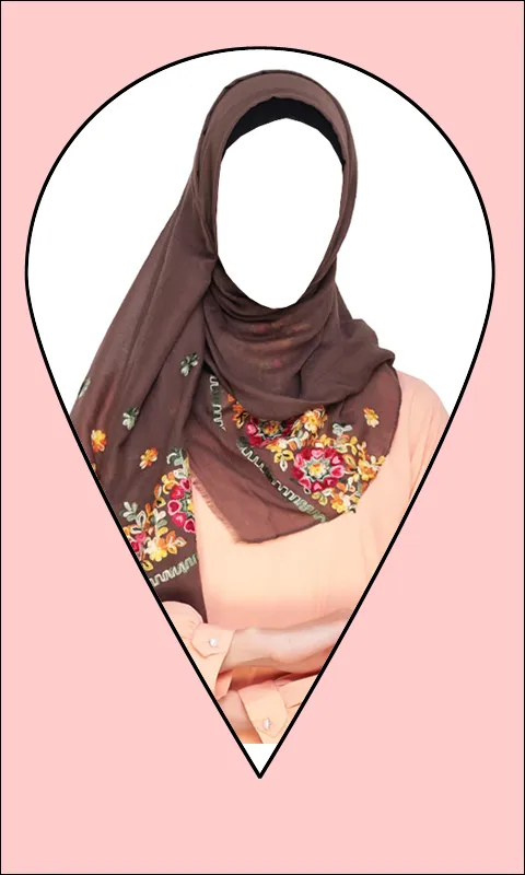 Women Hijab Scarf Photo Suit | Indus Appstore | Screenshot