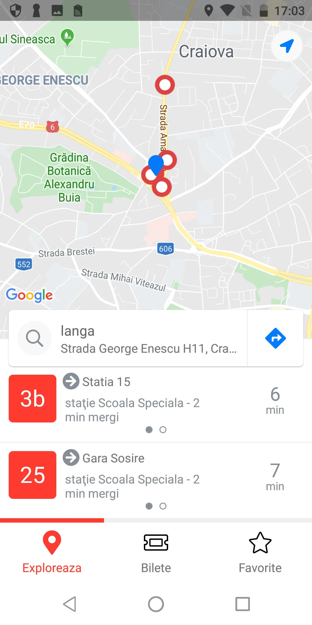 Craiova Transport | Indus Appstore | Screenshot