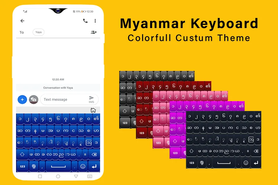 Unicode Keyboard Myanmar Font | Indus Appstore | Screenshot