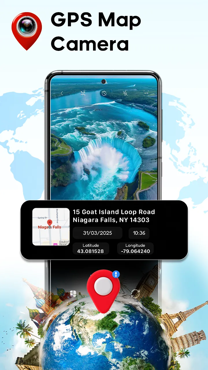 GPS Camera Map & Geotag Photos | Indus Appstore | Screenshot