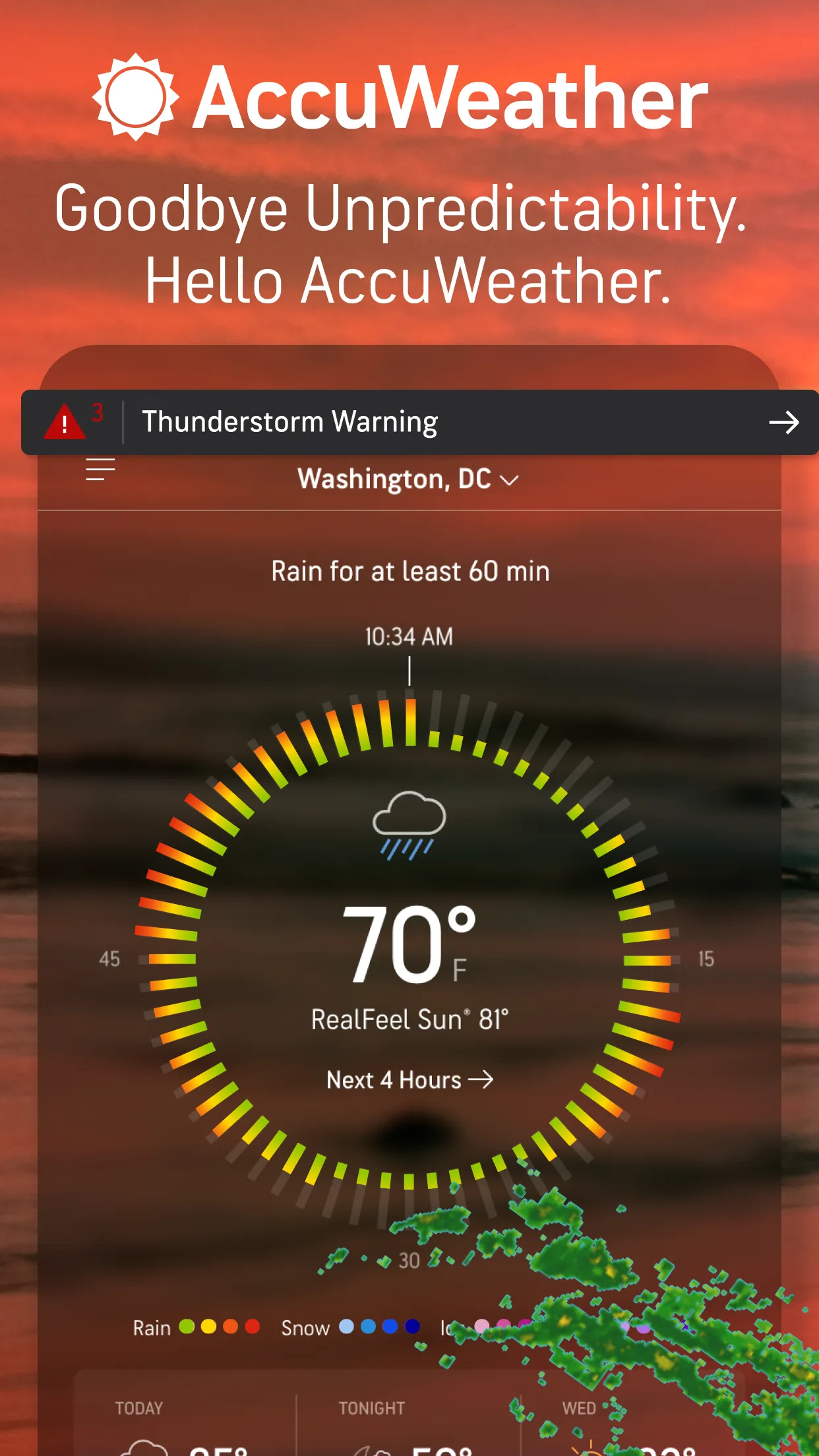 AccuWeather: Weather Radar | Indus Appstore | Screenshot