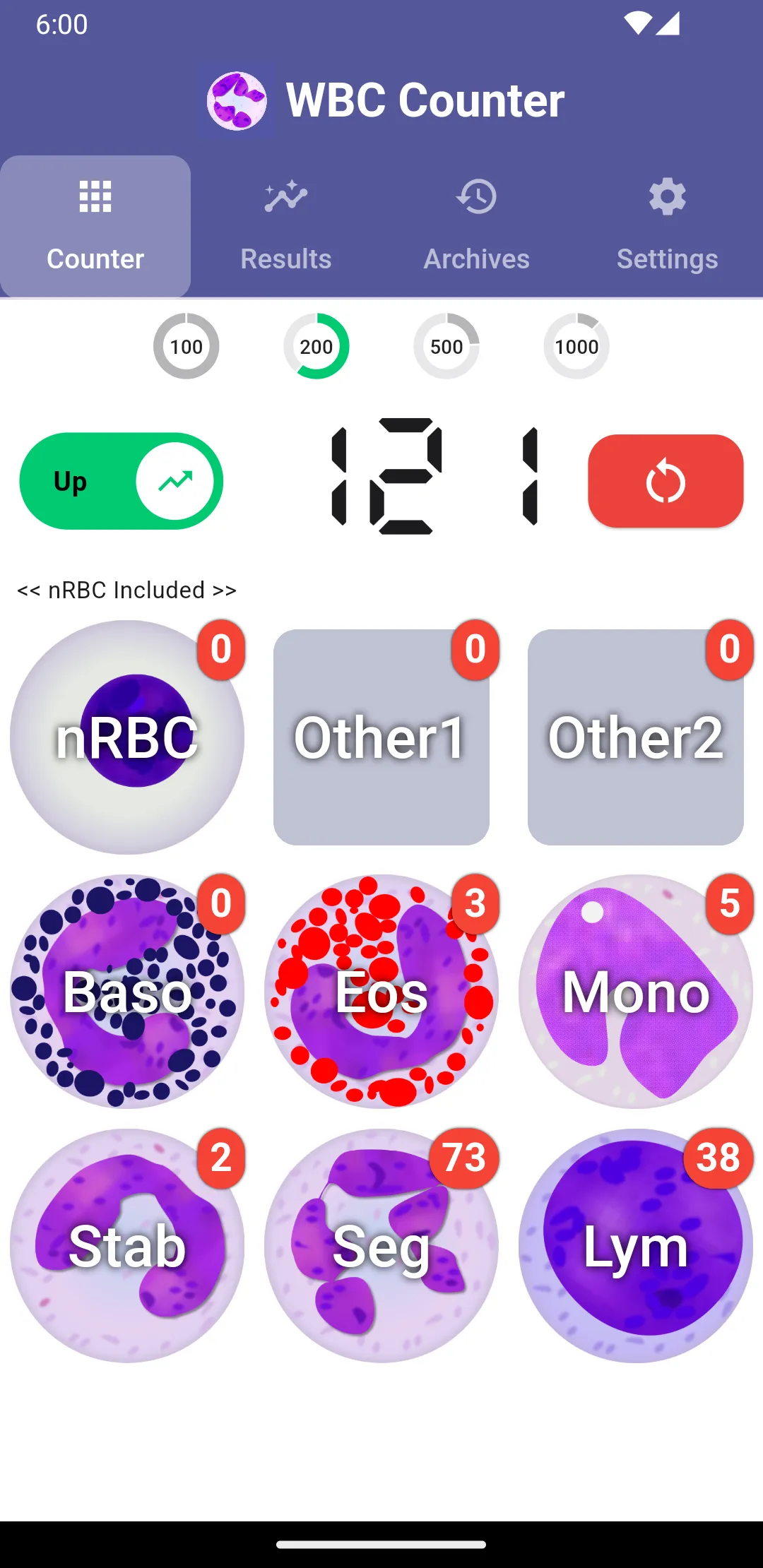 WBC Counter | Indus Appstore | Screenshot