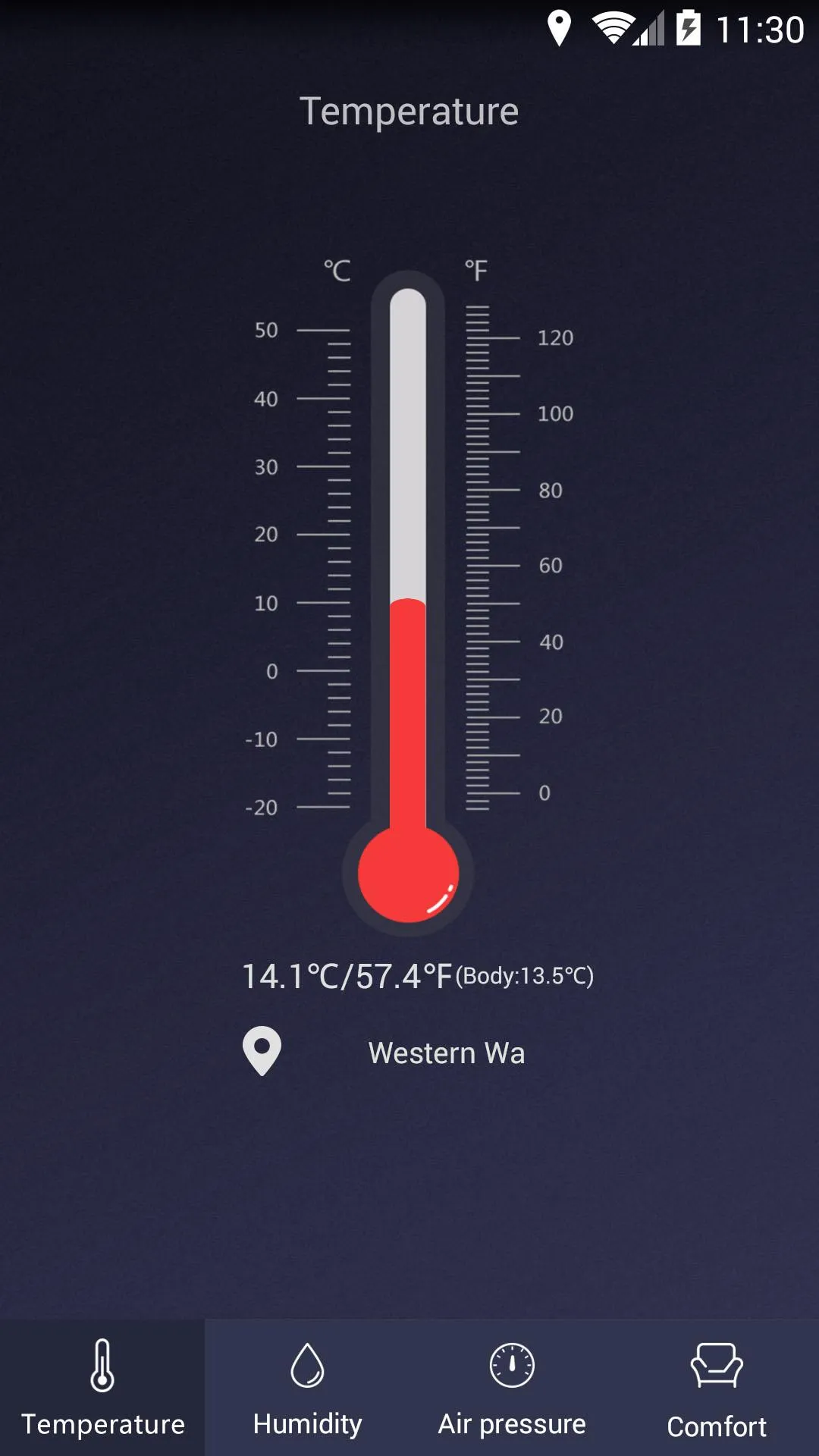 Thermometer - Hygrometer | Indus Appstore | Screenshot