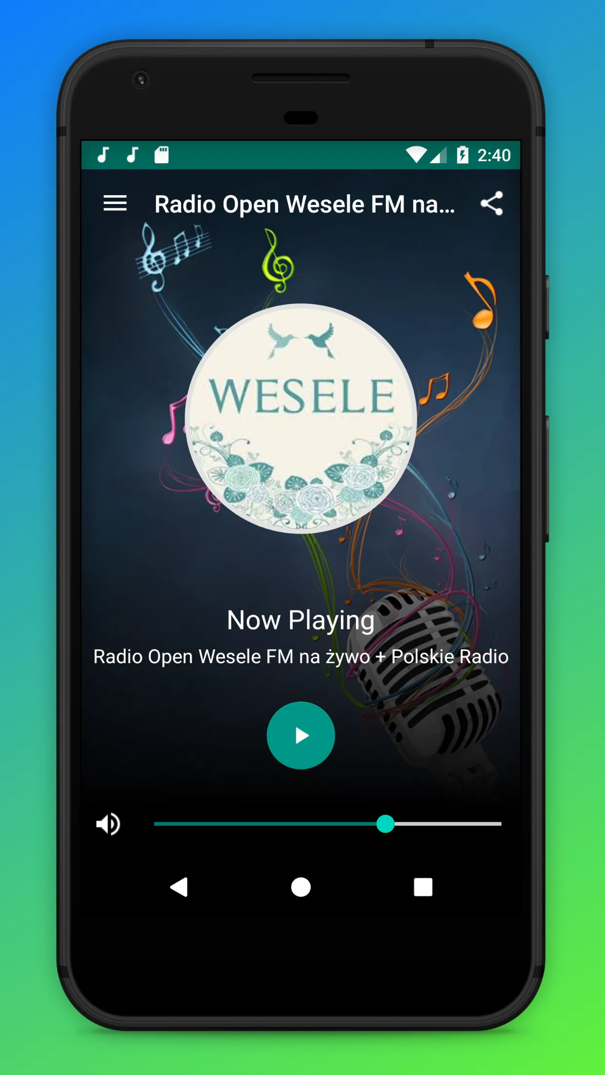 Open FM Radio Wesele App PL | Indus Appstore | Screenshot