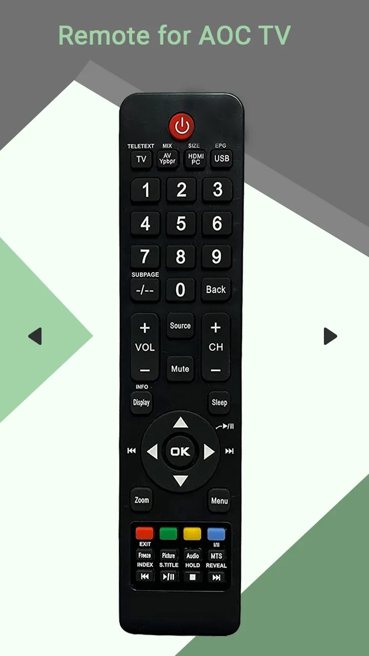 Remote for AOC TV | Indus Appstore | Screenshot