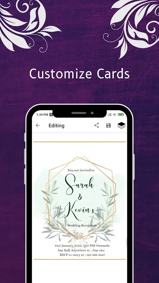 Wedding Invitation Card Maker | Indus Appstore | Screenshot